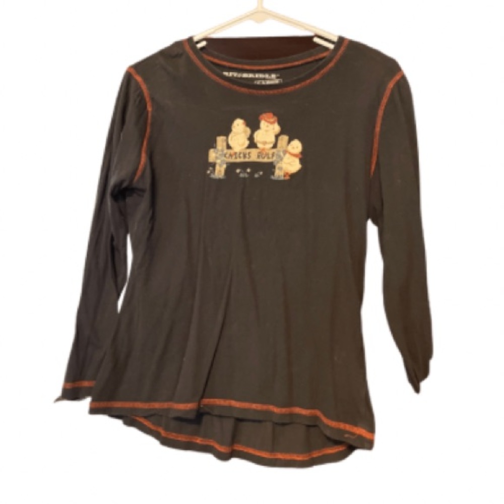 Bit & Bridle size girls large long sleeve tshirt